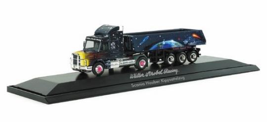 Herpa LKW Scania Hauber Baukipper-Sz Walter Strobel 120692 