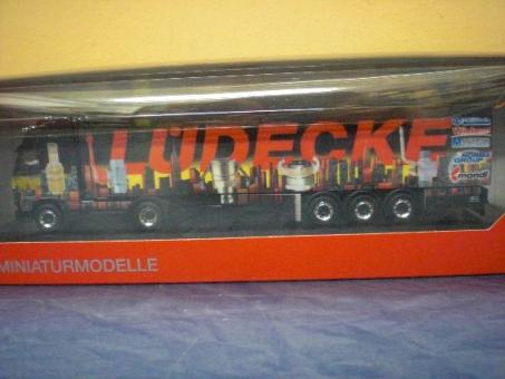 Herpa LKW Volvo FH16 Glob/Aerop Schubboden-SZ Lüdecke 