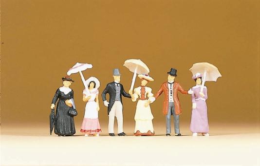 Preiser Figuren Passanten. Um 1900 
