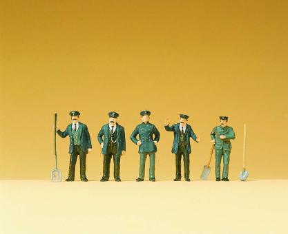 Preiser Figuren Lokführer. Heizer. Bahnbedien 