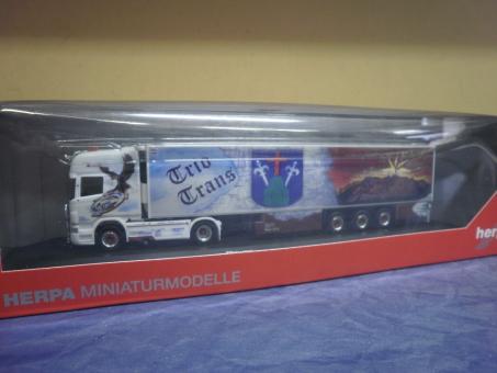 Herpa LKW Scania R Topl/Aerop Kühl-KSZ Trio Trans Power Eagl 