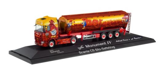 Herpa LKW Scania CS 20 Topl/Aerop. Kippsilo-SZ Monument IV 122030 