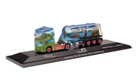 Herpa LKW Scania CS 20 HD Eutersilo-SZ JürgenSchmid Oberpfälzer Seenland 122054 