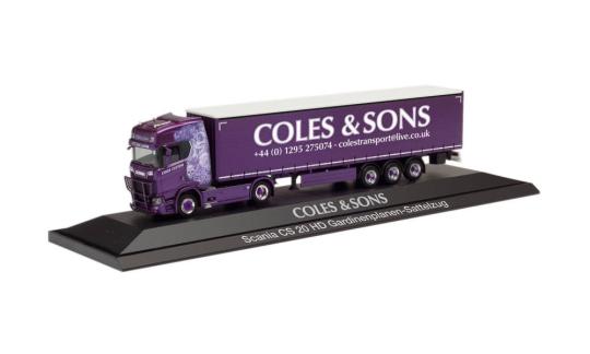 Herpa LKW Scania CS 20 HD Ga-KSZ Coles & Sons 