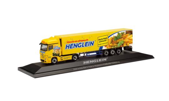 Herpa LKW MB Actros 18 Bigsp Kühl-KSZ Henglein Feinkost 122177 