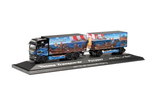 Herpa LKW MAN TG-X GX Getränke-KHz Pyraser Brauerei III Rudi 