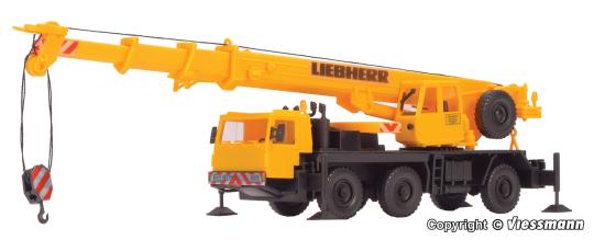 KIBRI Bausatz H0 LIEBHERR Mobilkran LTM 1050/3, gelb 