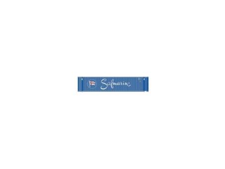 Pirata 2x Container 45" Safmarine, blu, scritta bianca 