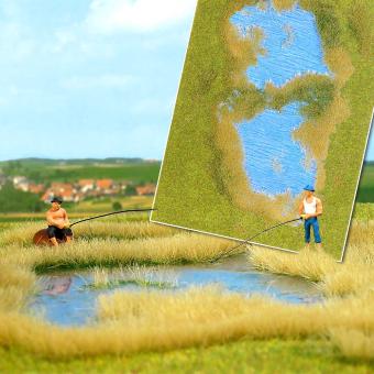 Busch Groundcover-Bodendecker: See mit Ufergestaltung 