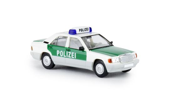 Brekina PKW MB 190 E Polizei Bremen 13213 