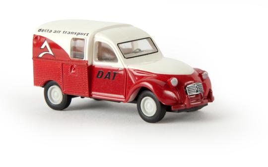 Brekina Citroen 2 CV Kastenente Delta air transport 141 