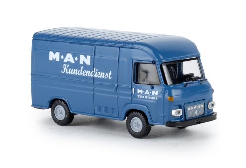 Brekina Saviem SG2 Kasten MAN Kundendienst 14631 