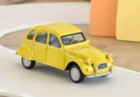 NOREV 1:43 Jet Car Citroen 2 CV 6 Club (1979) - yellow 