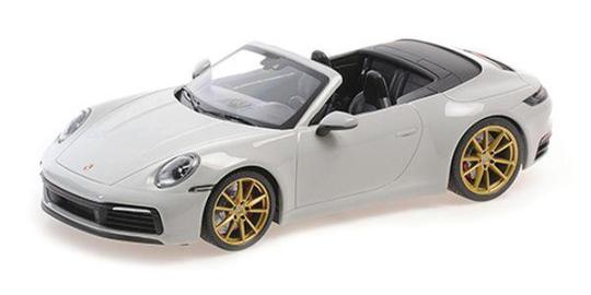 Minichamps 1:18 PORSCHE 911 CARRERA 4S CABRIOLET - 2019 - GREY 155067335 