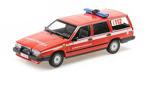 Minichamps 1:18 VOLVO 740 GL BREAK - 1986 - BRANDWEER GROBBENDONK 
