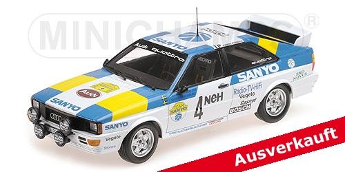 Minichamps 1:18 Audi Quattro Audi Sport Sweden Blomquist/Ced 