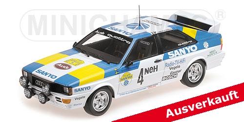 Minichamps 1:18 Audi Quattro Audi Sport Dweden Blomquist/Cederberg - Schedish Ra 