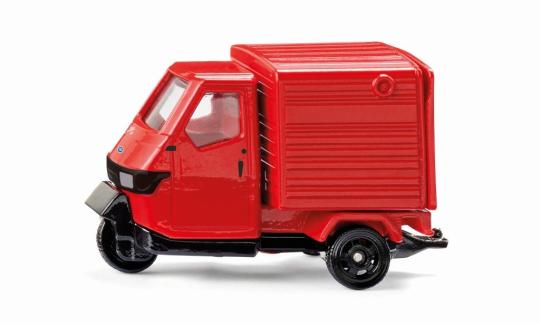 Siku PKW Piaggio Ape Koffer rot 