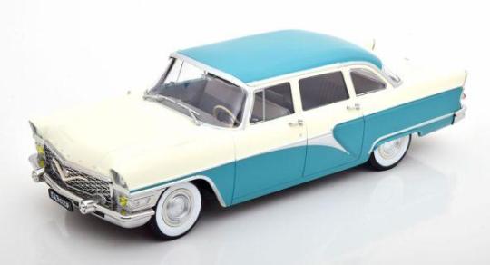 Triple 9 1:18 GAZ 13 Seagull 1959 - turquoise/white 