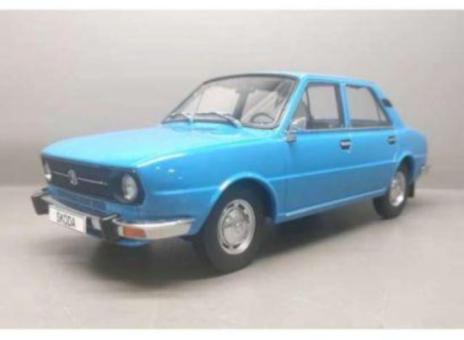 Triple 9 1:18 Skoda 105L, 1976 blue (Skoda color 4456) 