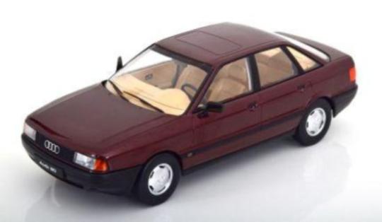 Triple 9 1:18 Audi 80 B3 - dark red metallic 1989 