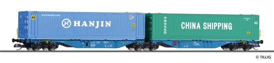 Tillig Containertragwagen Sggmrs  Rail Re Lease B.V. 2x  45‘ 