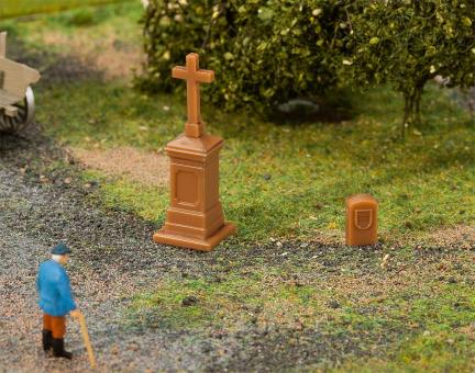 Faller Feldkreuz und Grenzstein 