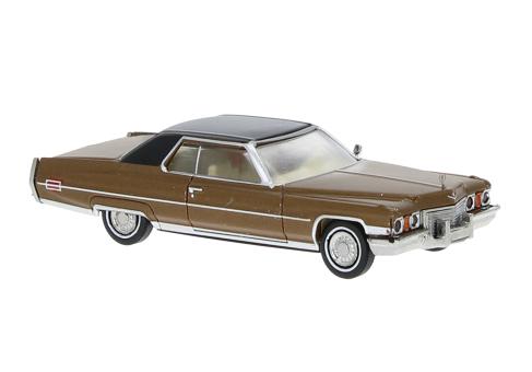 Brekina PKW Cadillac de Ville Coupe, braun metallic 18130 