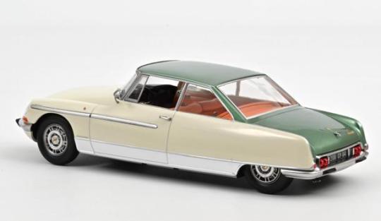 NOREV 1:18 Citroën DS 21 Le Leman 1968 - ivory and green met 