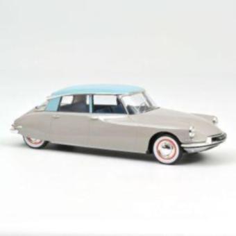 NOREV 1:18 Citroën DS 19 1956 Rosé Grey and Turquoise 181763 