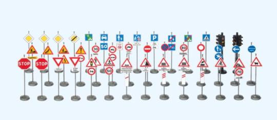 Preiser Verkehrszeichen. Frankreich 