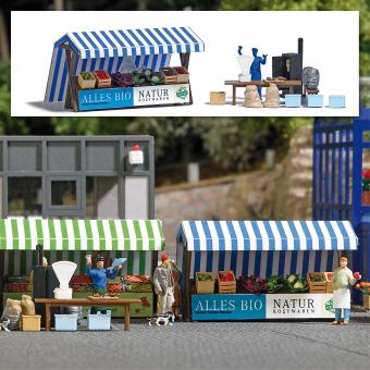 Busch Marktstände Bio-Gemüse & Räucherfisch 