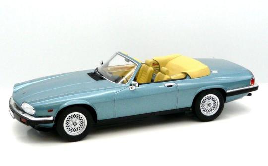 NOREV 1:18 Jaguar XJ-S 5.3 H.E. Convertible 1988 - Light Blu 