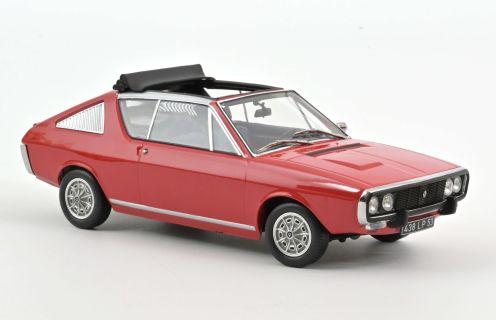 NOREV 1:18 Renault 17 Gordini Découvrable 1975 - Red 