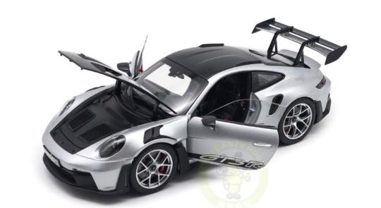 NOREV 1:18 Porsche 911 GT3 RS w/Weissach pack 2022 - GT-Silvermetallic 