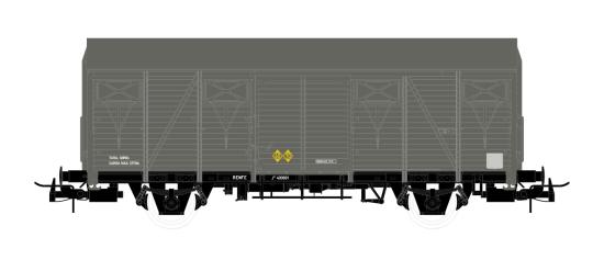 Electrotren 2-achsiger gedeckter Güterwagen, Typ ORE CAF Ep. 
