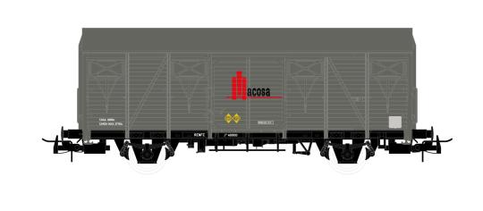 Electrotren 2-achsiger gedeckter Güterwagen, Typ ORE Macosa 
