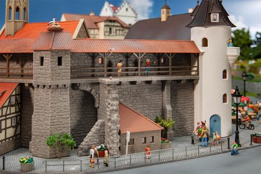 Faller Altstadtmauer mit Anbau 