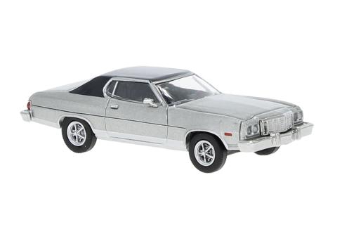 Brekina PKW Ford Gran Torino, silber/schwarz 19734 