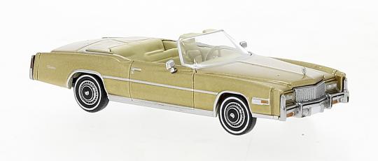 Brekina PKW Cadillac Eldorado Convertible gold 19752 