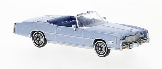 Brekina PKW Cadillac Eldorado Convertible blau metallic 