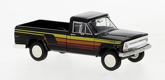 Brekina PKW Jeep Gladiator Honcho schwarz/rot 19811 