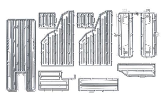 Busch Super-Dachrinnen-Set H0 1999 