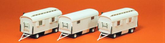 Preiser Wohnwagen ohne Beschriftung. 20005 