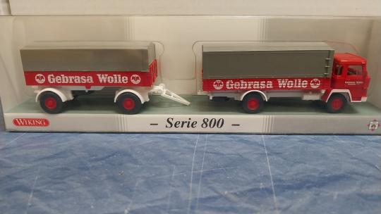 Wiking LKW Magirus Deutz PrHZ Gebrasa Wolle 