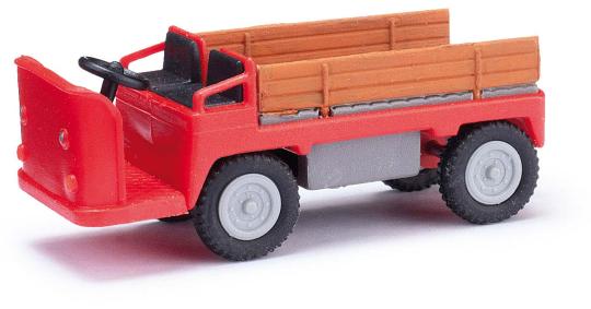 Busch Mehlhose Balkancar, m.Bordwand rot H0 