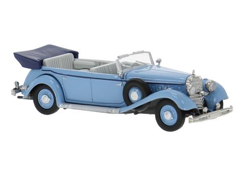 Brekina PKW Mercedes-Benz 770K offen, hellblau 21057 