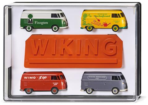 Wiking Geschenkpackung VW T1 4x Buli 217001 