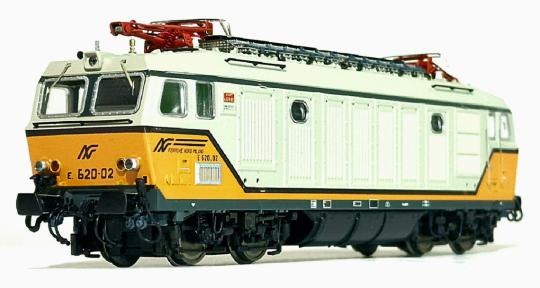 VI Train E-Lok 620-02 Tigrotto livrea origine grigio cemento/gialla, FNM, ep. IV 