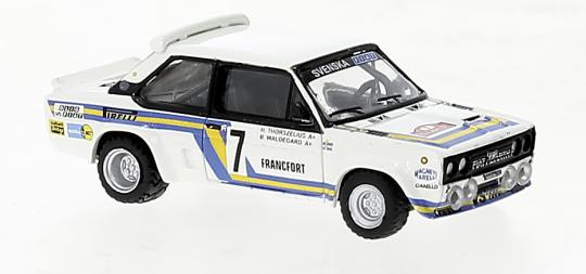 Brekina PKW Fiat 131 Abarth 7 Björn Waldegard, Dritter in MonteCarlo 1980 22661 